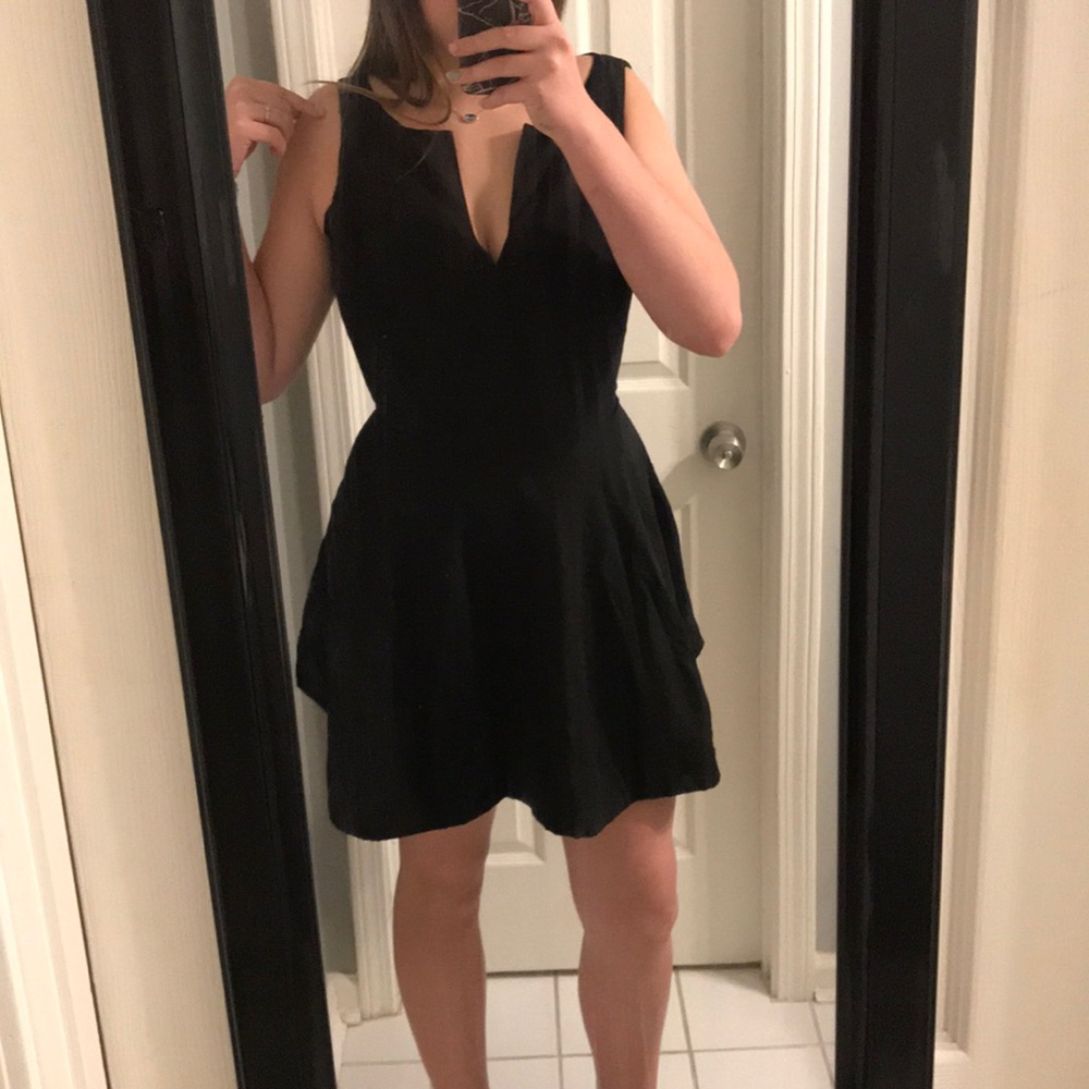 black short dress